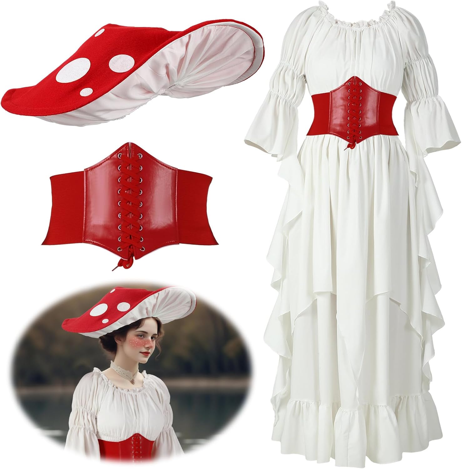 Legendary 3 Renaissance Mushroom Costume Set — WeirdThingsToBuy weird find