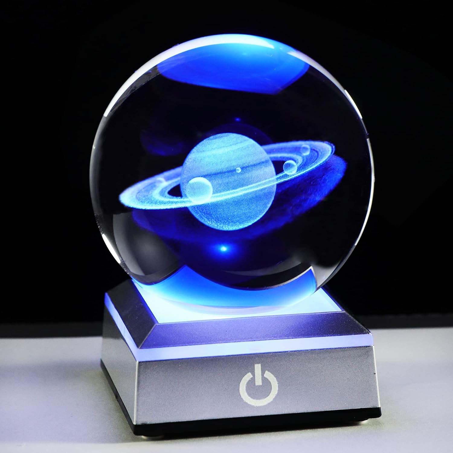 Legendary 3d Saturn Crystal Ball Astronomy — WeirdThingsToBuy weird find