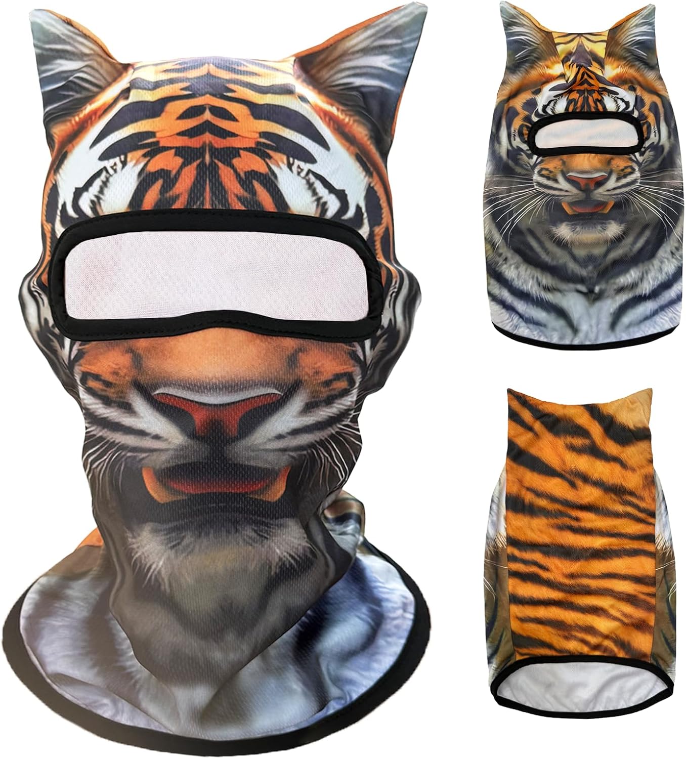 Legendary 3d Tiger Animal Ski Balaclava — WeirdThingsToBuy weird find