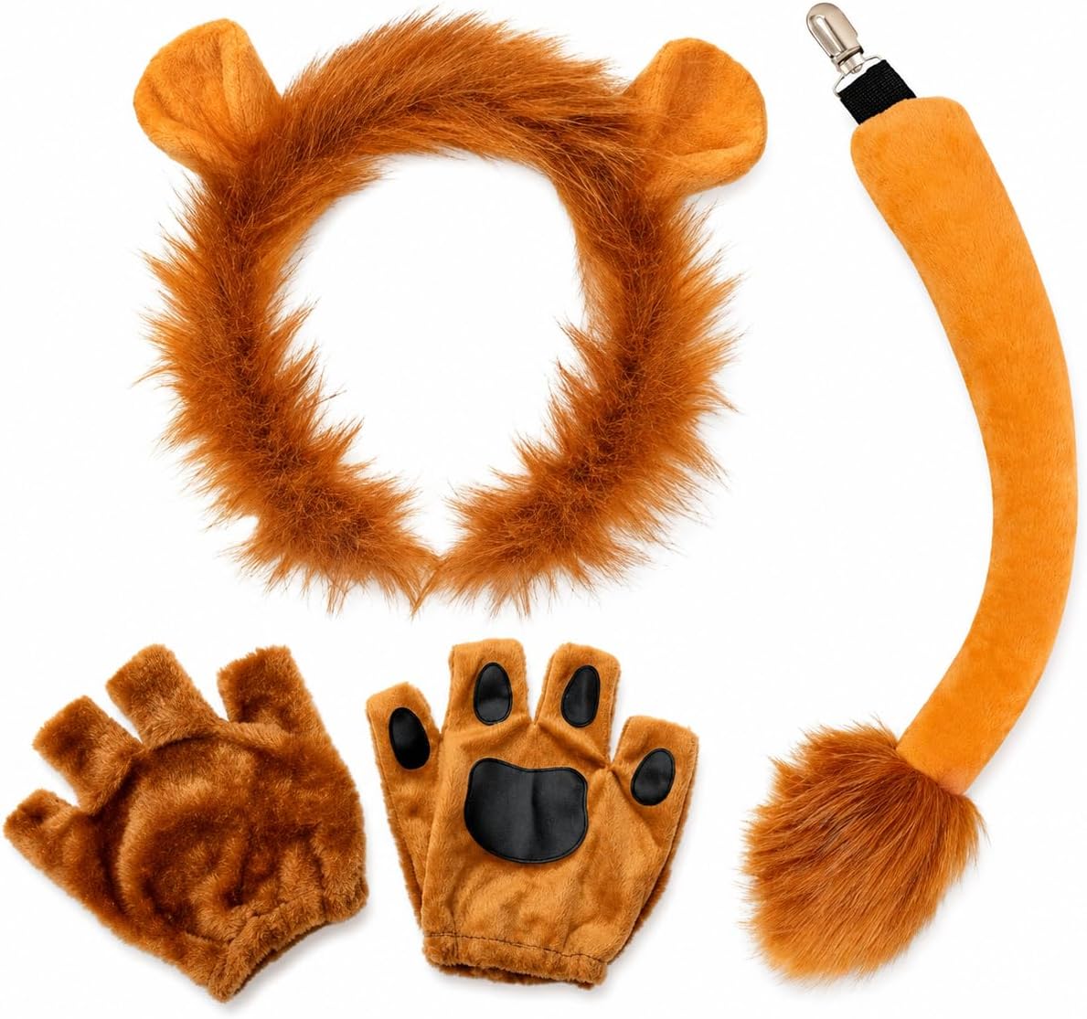 Legendary 3pcs Lion Costume Set Fluffy — WeirdThingsToBuy weird find