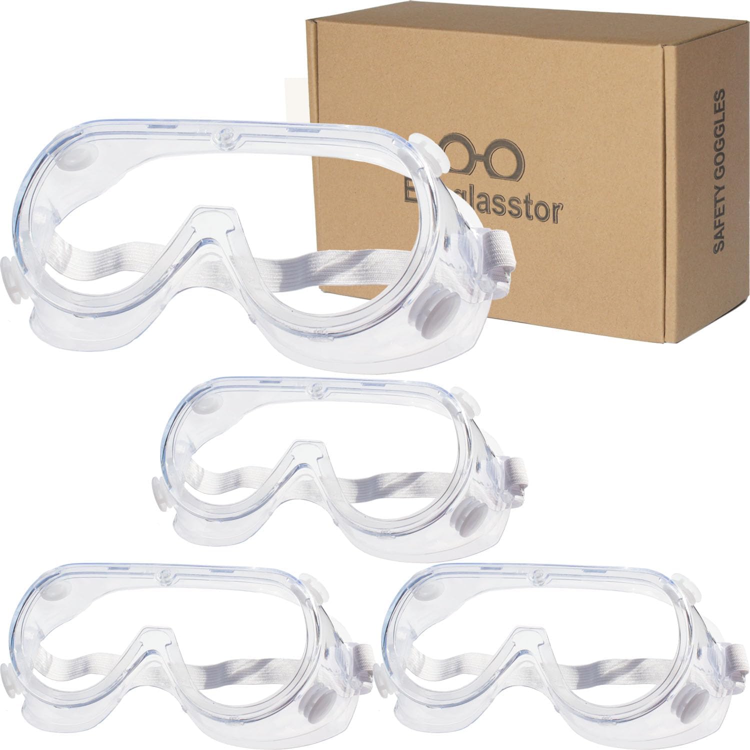 Legendary 4 Pack Protective Safety Goggle — WeirdThingsToBuy weird find
