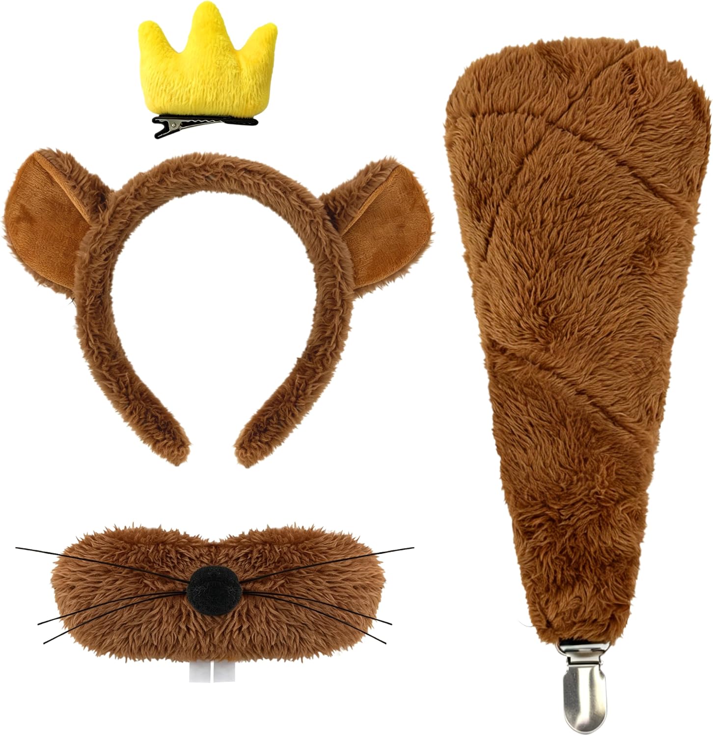 Legendary 4pcs Beaver Costume Crown Hair — WeirdThingsToBuy weird find