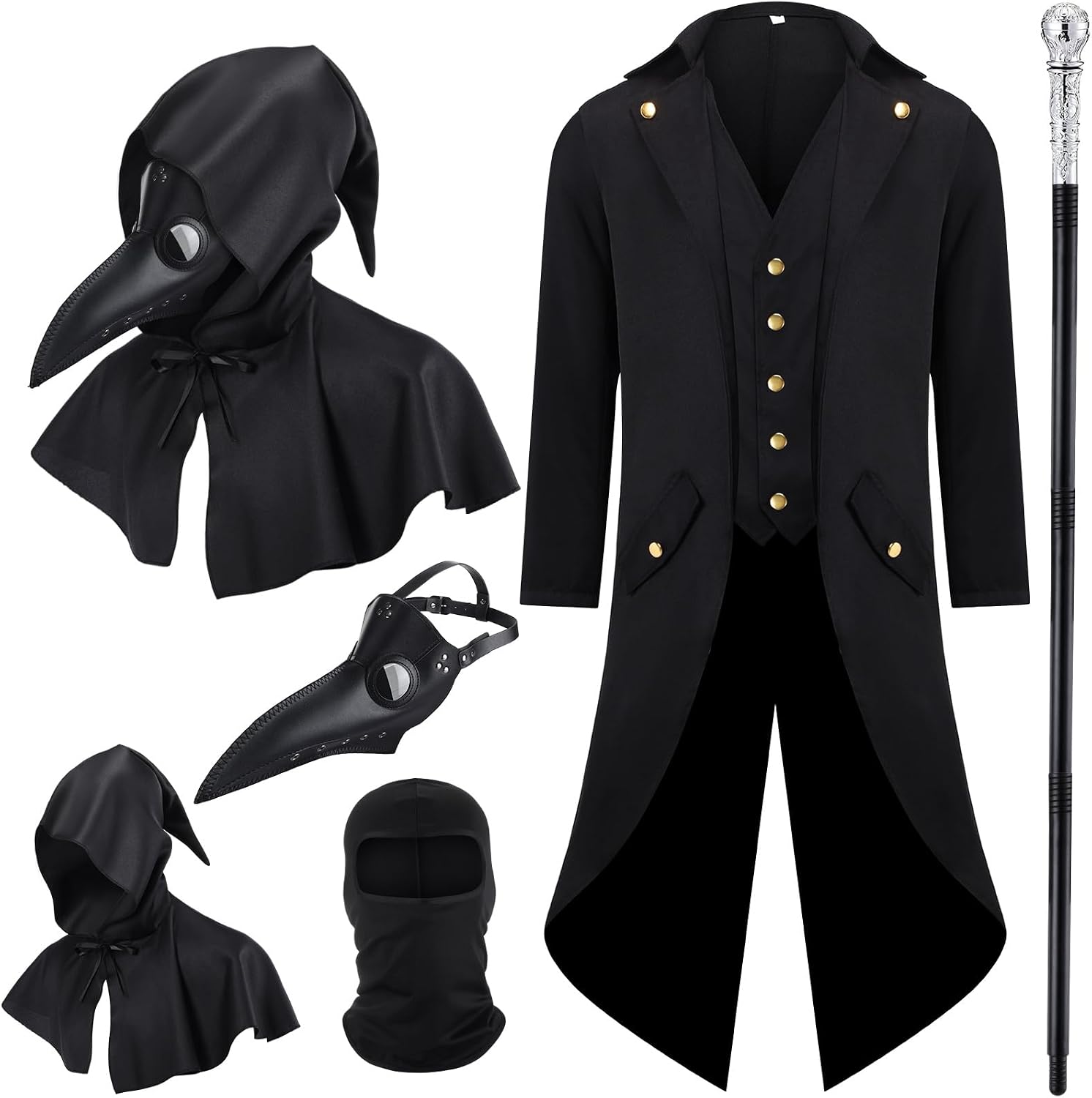 Legendary 5 Plague Doctor Costume Men — WeirdThingsToBuy weird find