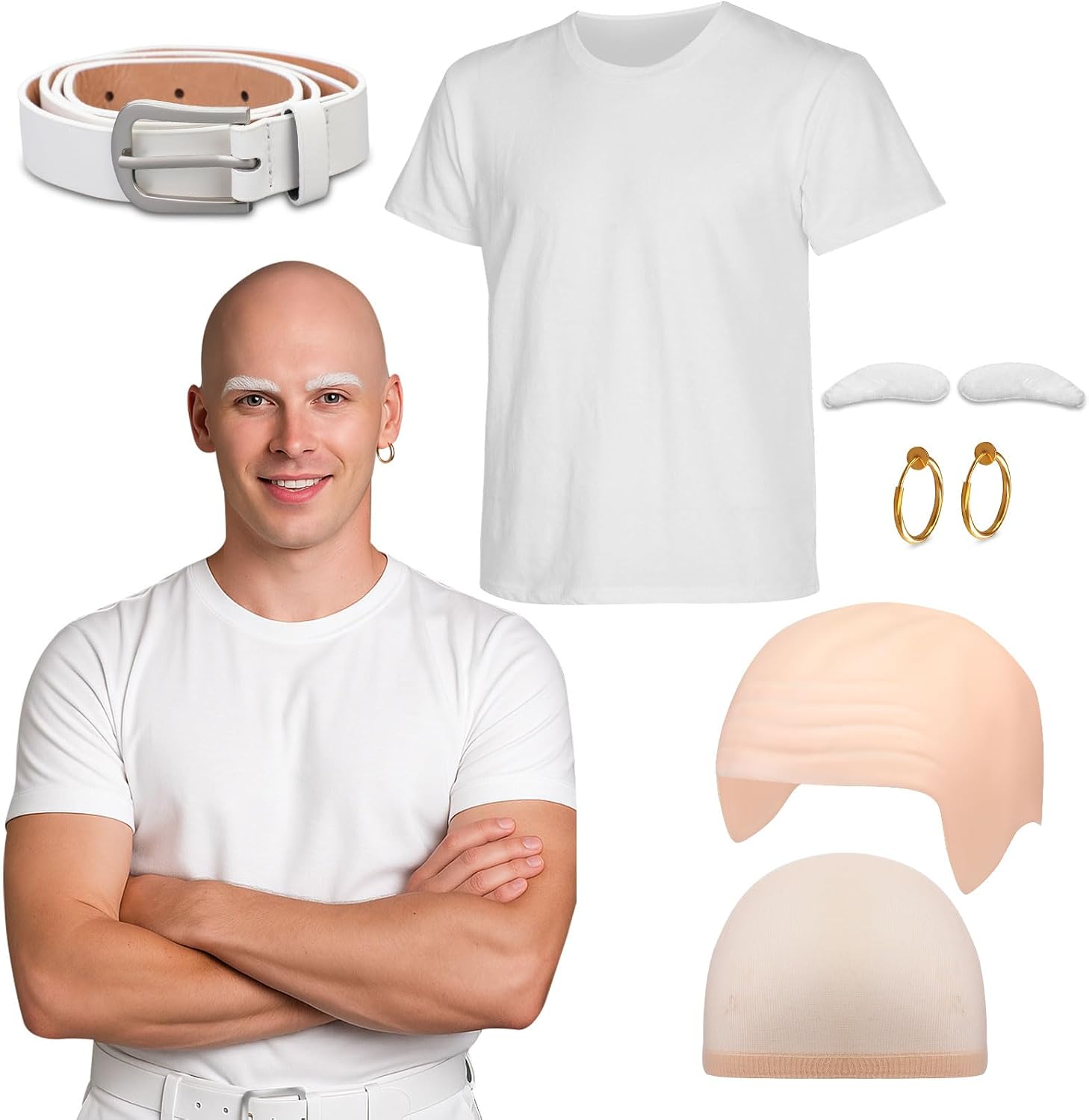 Legendary 6 Halloween Cleaner Costume Bald — WeirdThingsToBuy weird find
