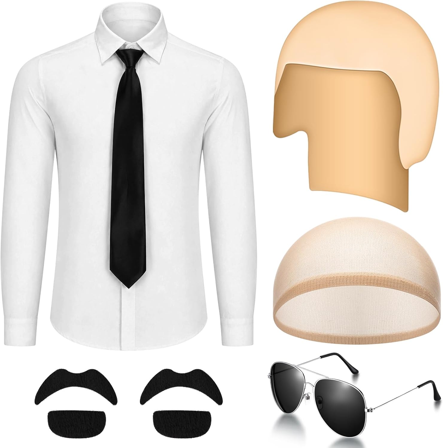 Legendary 7 Bald Caps Costume Accessories — WeirdThingsToBuy weird find