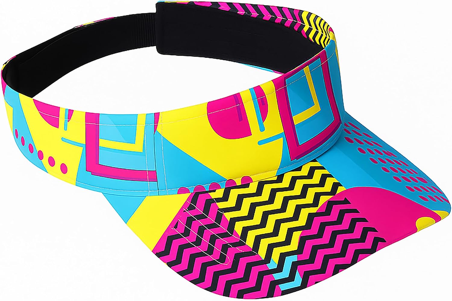 Legendary 80s Neon Sports Visor Sun — WeirdThingsToBuy weird find