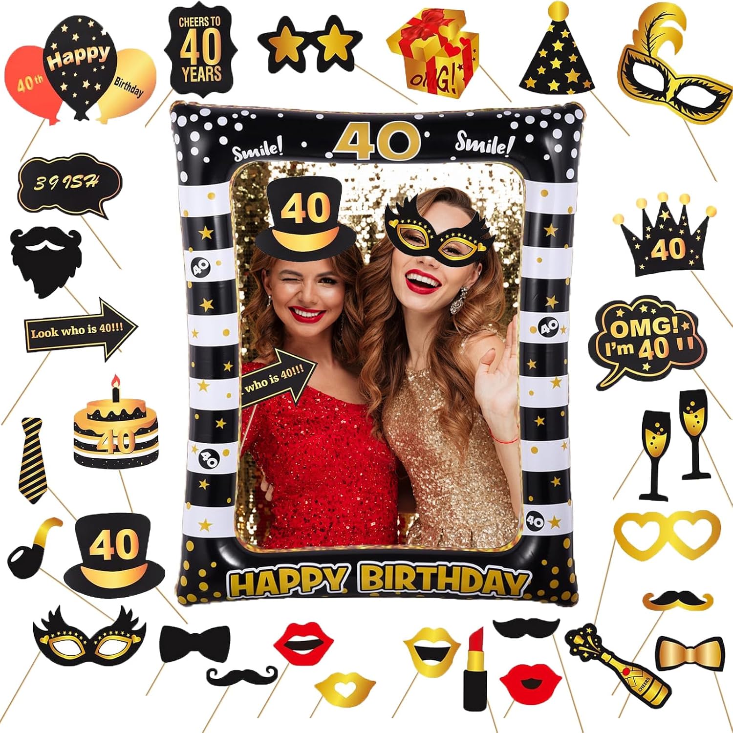 Legendary Acquwistach 40th Birthday Photo Booth — WeirdThingsToBuy weird find
