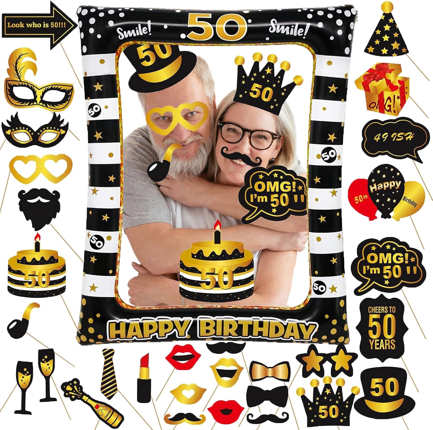 Legendary Acquwistach 50th Birthday Photo Booth — WeirdThingsToBuy weird find