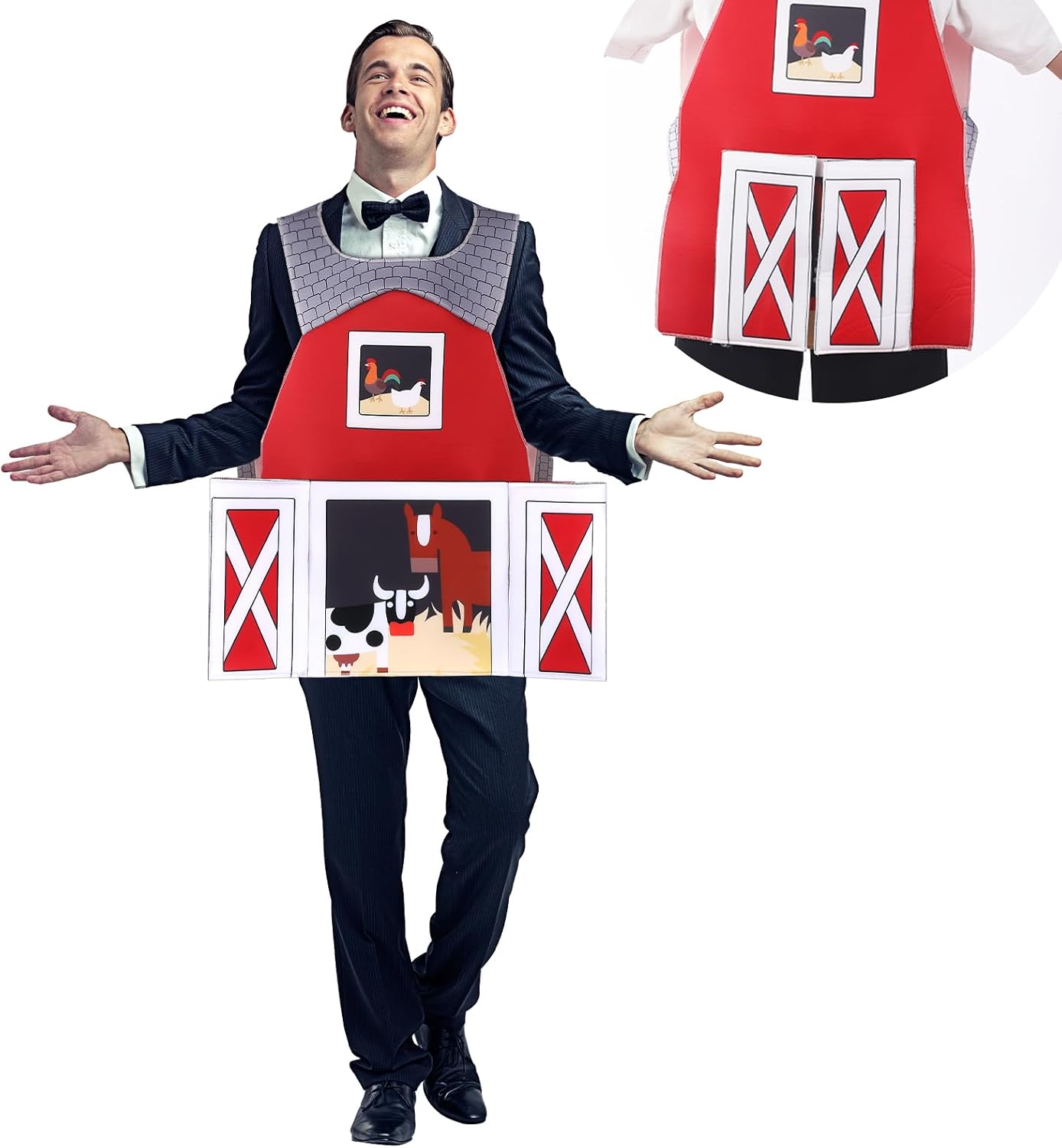 Legendary Adult Barn Costume Halloween Farm — WeirdThingsToBuy weird find