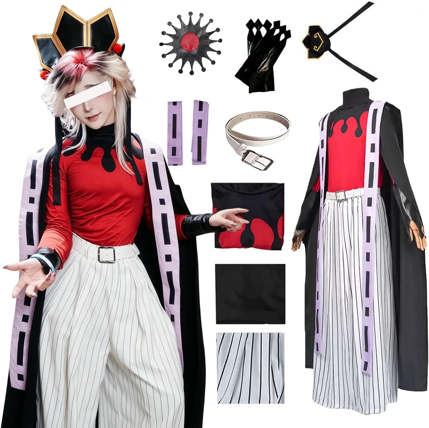 Legendary Adult Black Cape & Red — WeirdThingsToBuy weird find