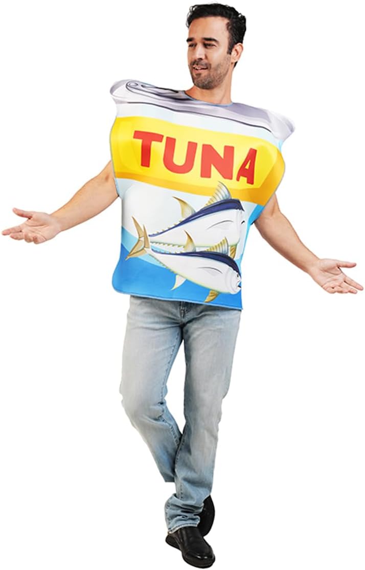 Legendary Adult Canned Tuna Costume Halloween — WeirdThingsToBuy weird find