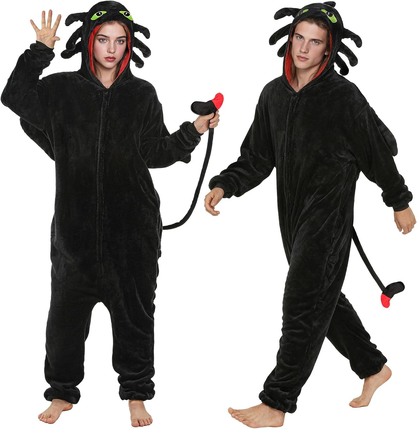 Legendary Adult Dragon Pajamas Animal Plush — WeirdThingsToBuy weird find