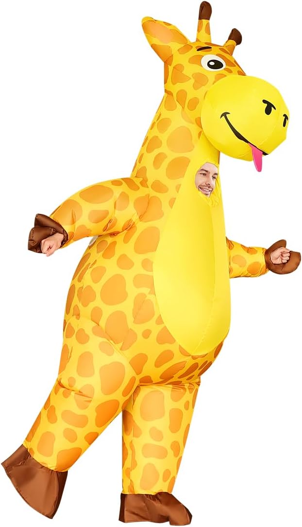 Legendary Adult Giraffe Inflatable Costume — WeirdThingsToBuy weird find