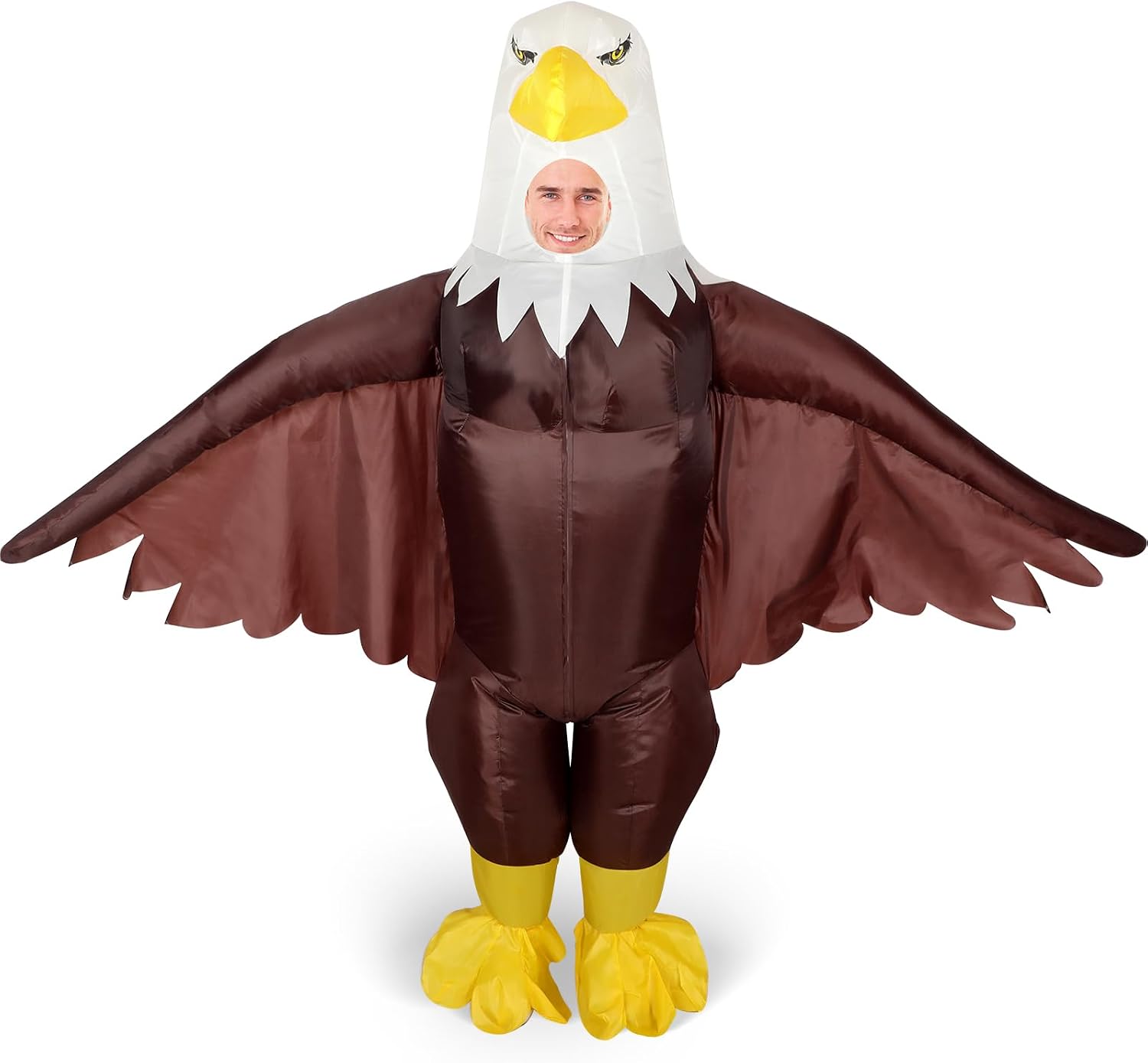 Legendary Adult Inflatable Bald Bird Costume — WeirdThingsToBuy weird find
