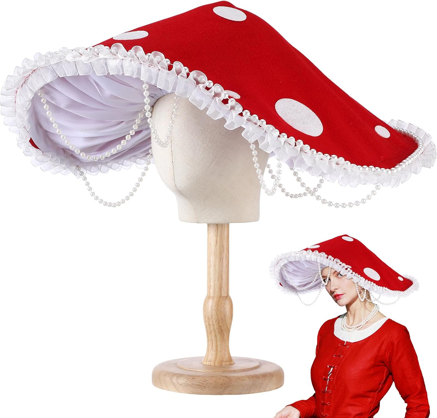 Legendary Adult Mushroom Hat Renaissance Cosplay — WeirdThingsToBuy weird find