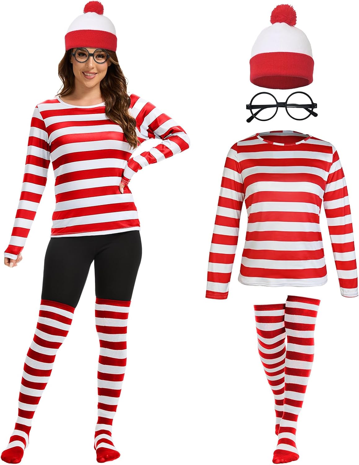 Legendary Adult Red & White Striped — WeirdThingsToBuy weird find