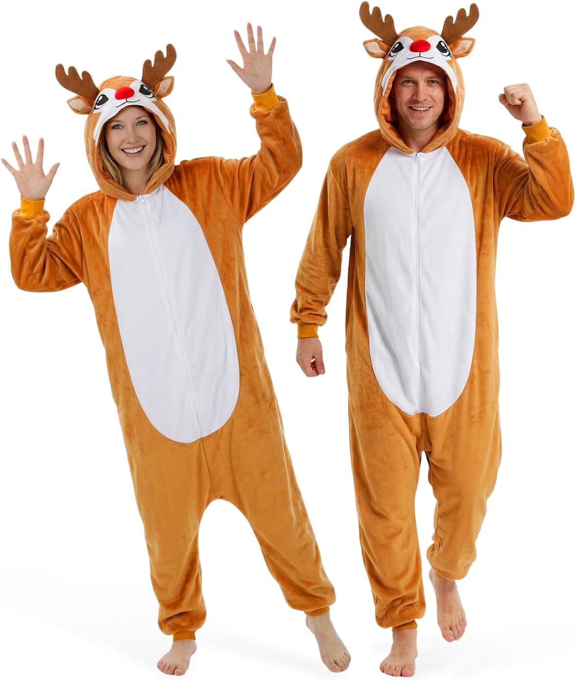 Legendary Adult Reindeer Onesie Costume — WeirdThingsToBuy weird find