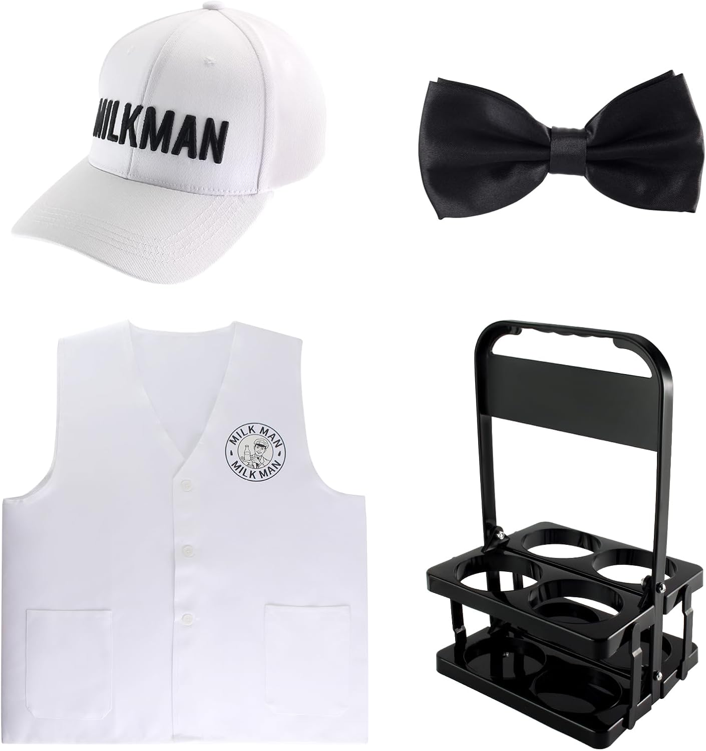 Legendary Adults 50s White Milkman Hat — WeirdThingsToBuy weird find