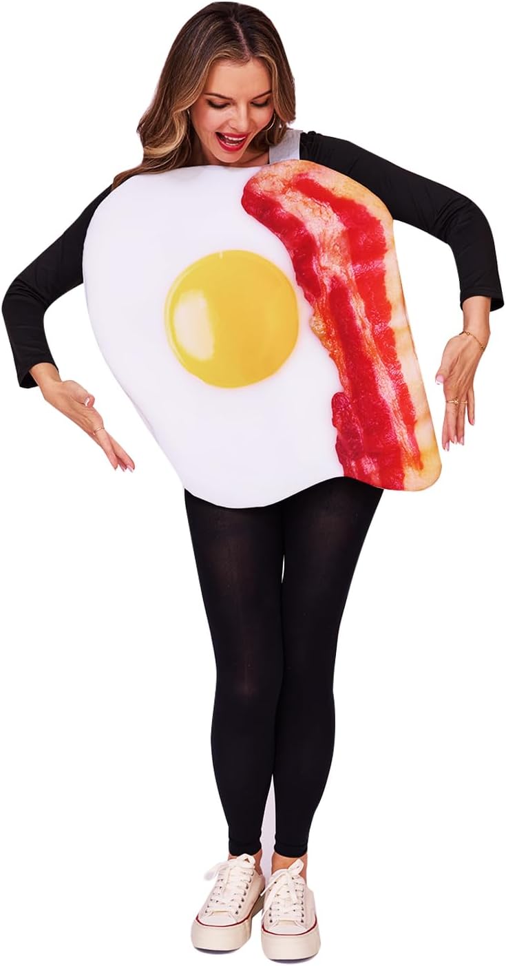 Legendary Adults Bacon & Egg Costume — WeirdThingsToBuy weird find