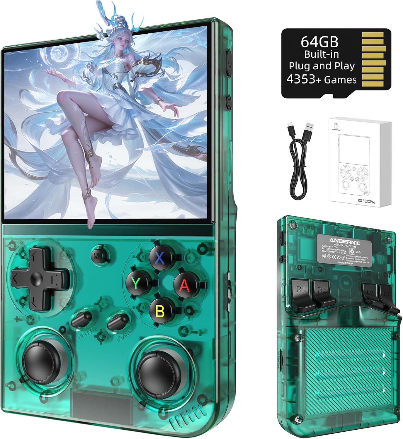 Legendary Anbernic Rg35xx Pro Retro Handheld — WeirdThingsToBuy weird find