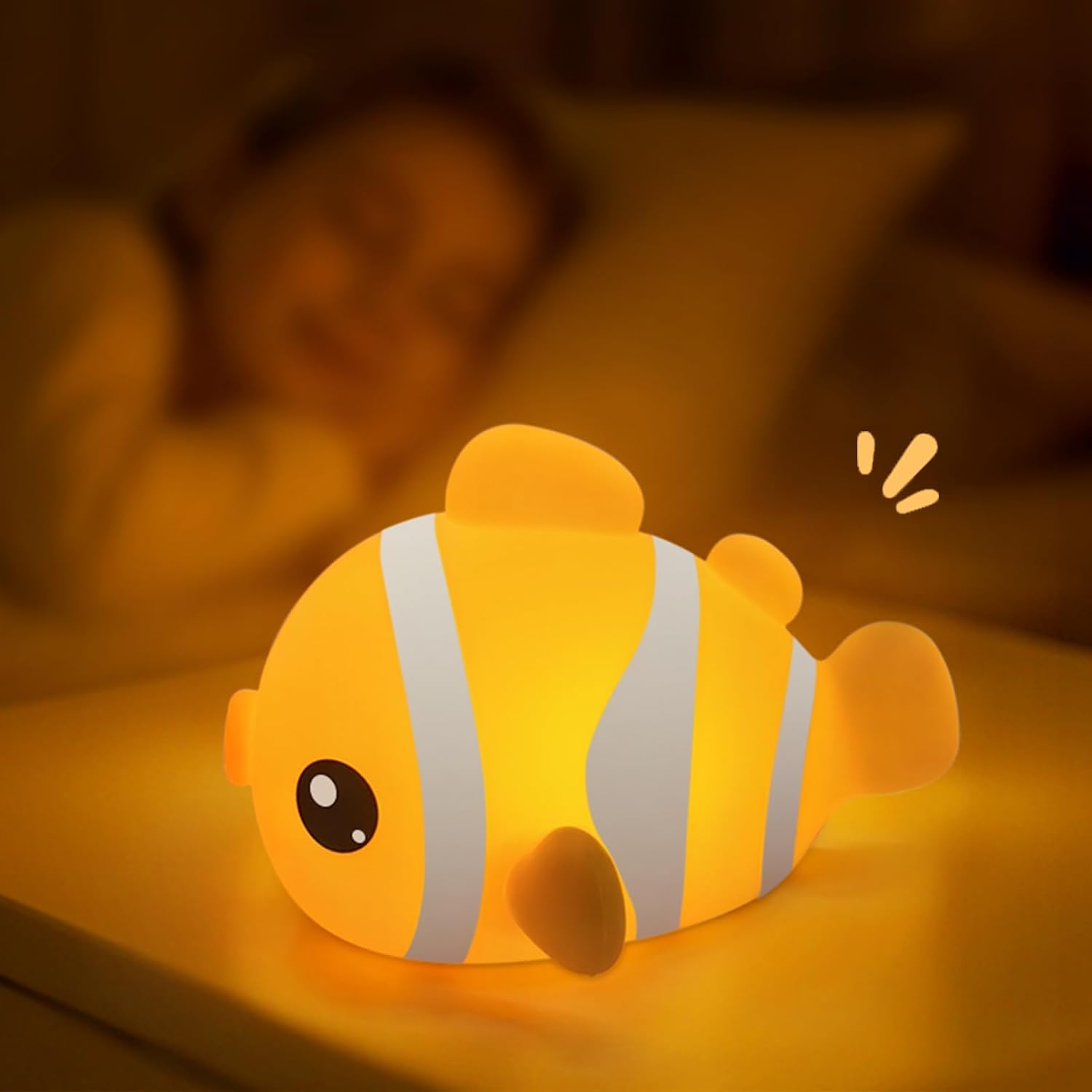 Legendary Avacom Clownfish Night Light Squishy — WeirdThingsToBuy weird find