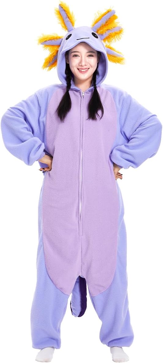 Legendary Axolotl Costume Adults Onesies Unisex — WeirdThingsToBuy weird find