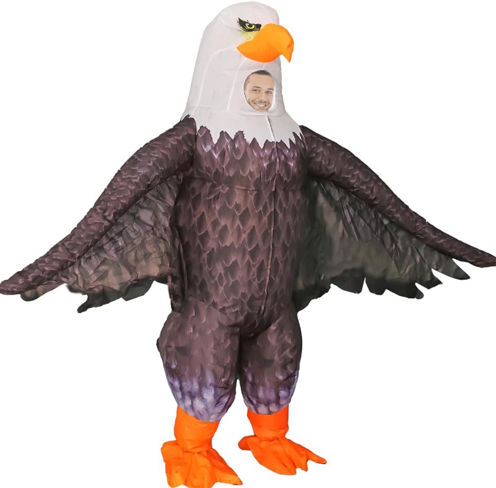 Legendary Bald Eagle Inflatable Costume Adult — WeirdThingsToBuy weird find