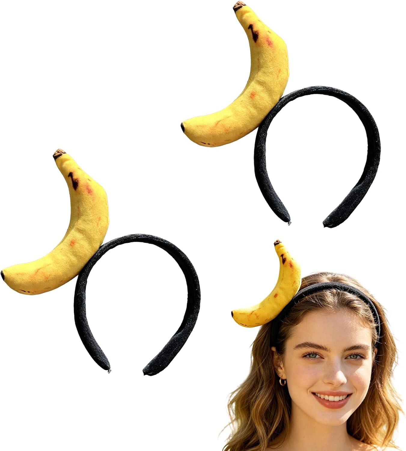 Legendary Banana Headbands Adult Food Headband — WeirdThingsToBuy weird find