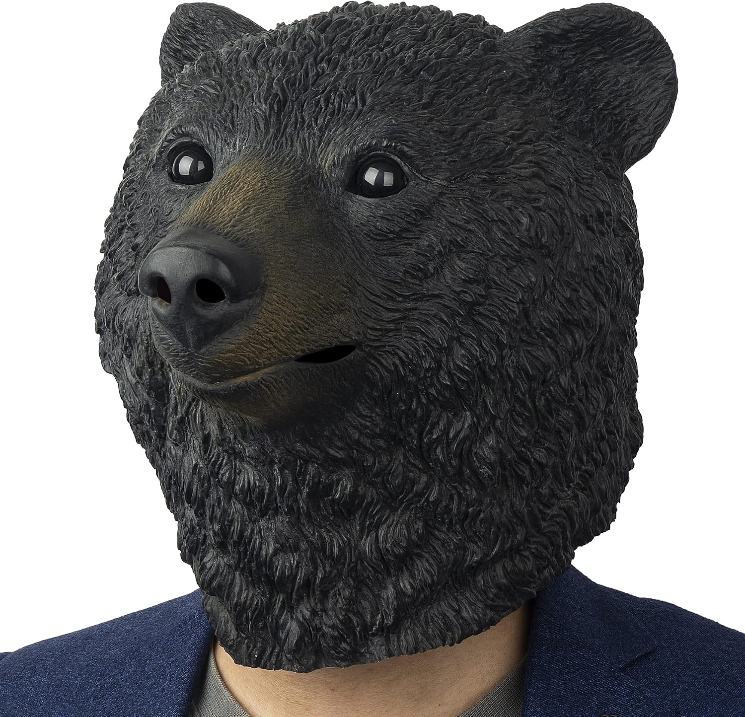 Legendary Black Bear Mask Full Head — WeirdThingsToBuy weird find