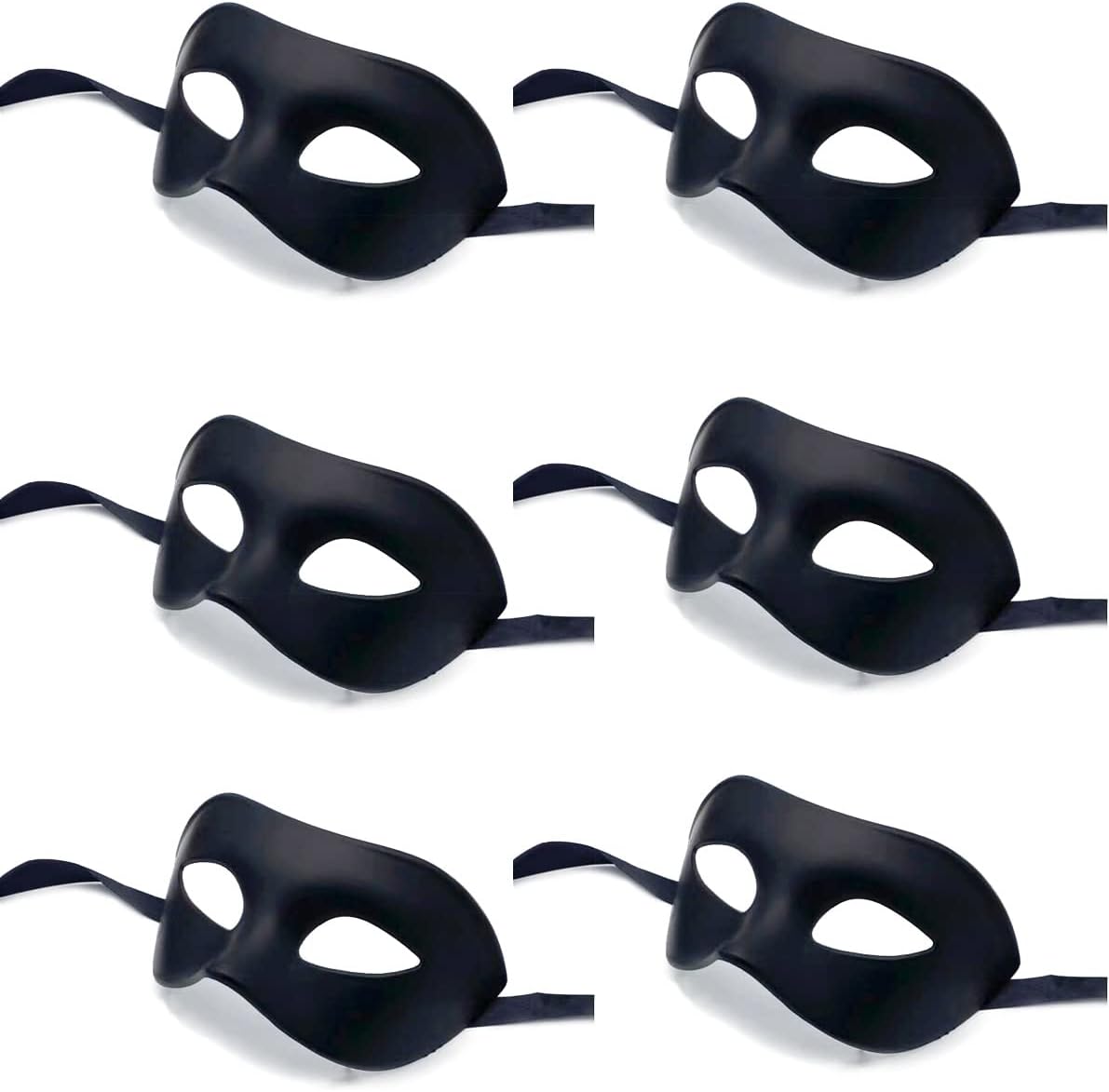 Legendary Black Men Masquerade Masks Pack — WeirdThingsToBuy weird find