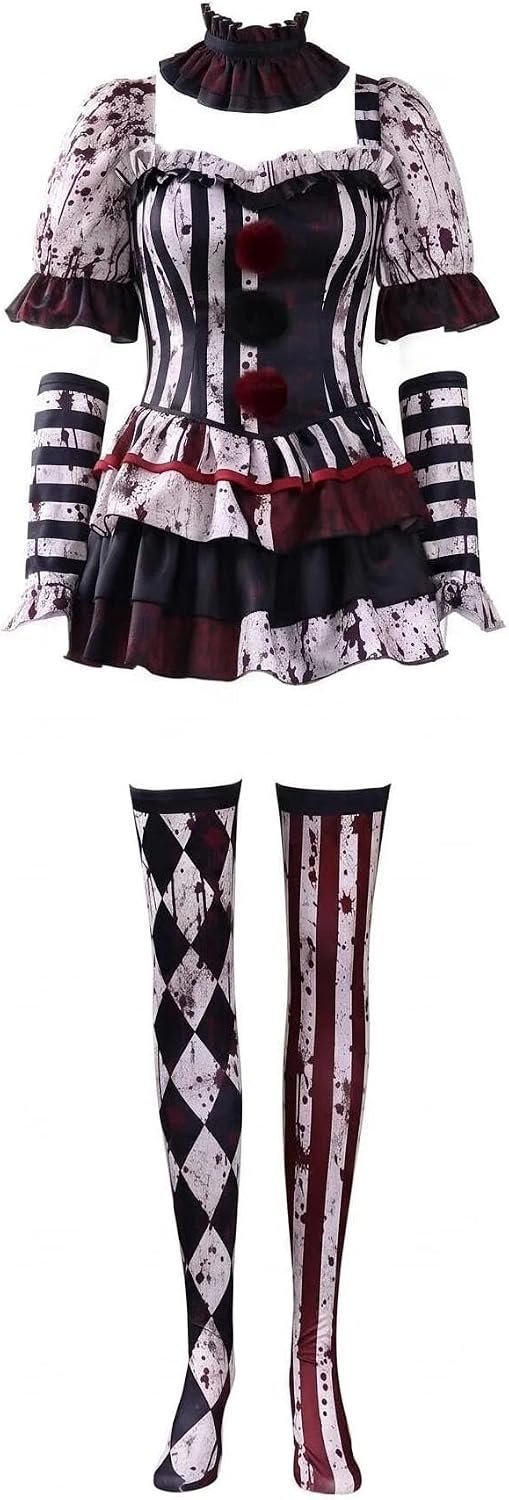 Legendary Bloody Horror Clown Cosplay Dress — WeirdThingsToBuy weird find