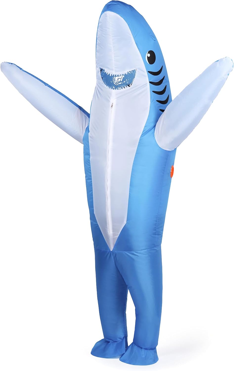 Legendary Blow up Shark Costume Adult — WeirdThingsToBuy weird find