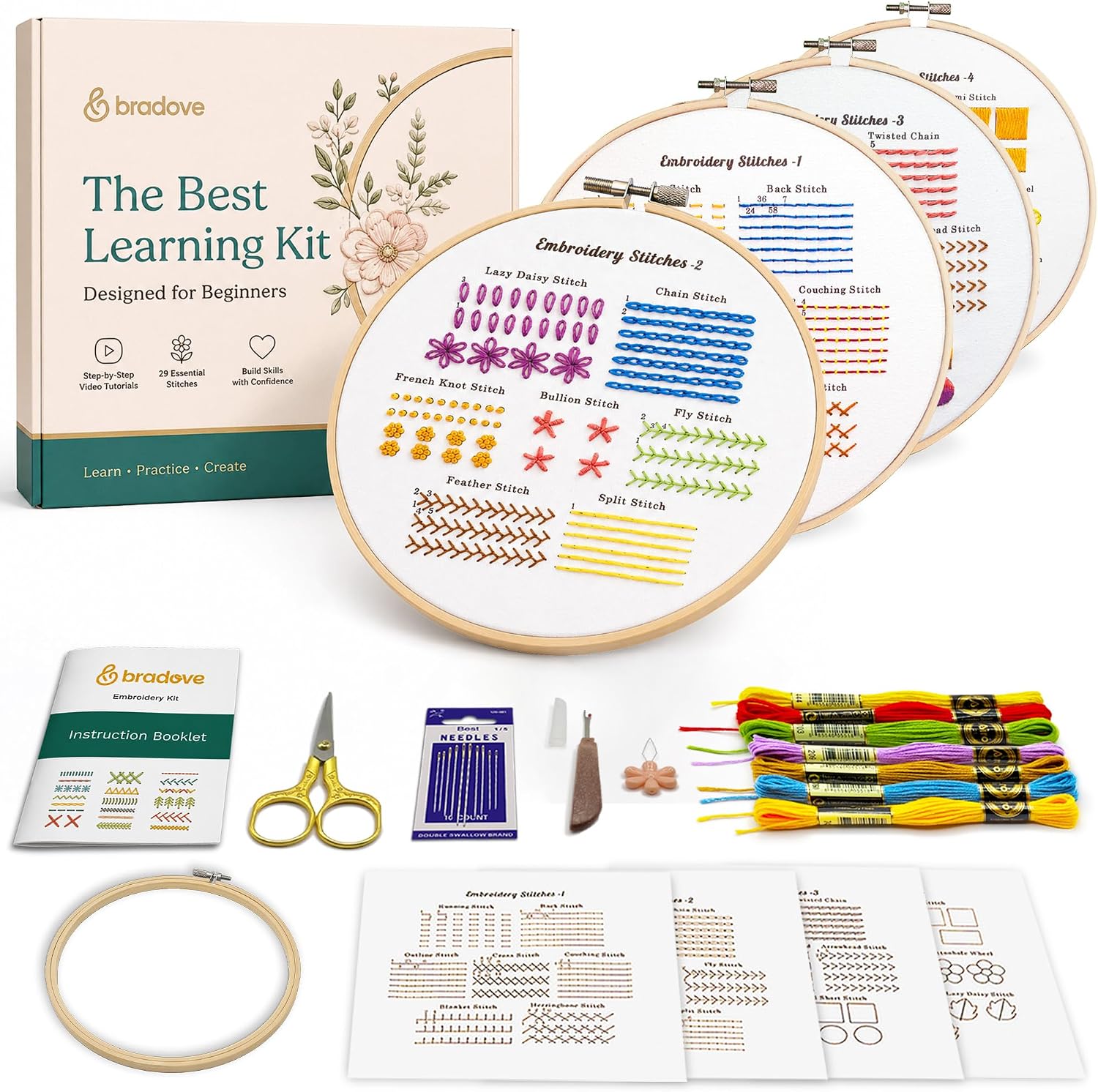 Legendary Bradove Classic Embroidery Learning Kit — WeirdThingsToBuy weird find