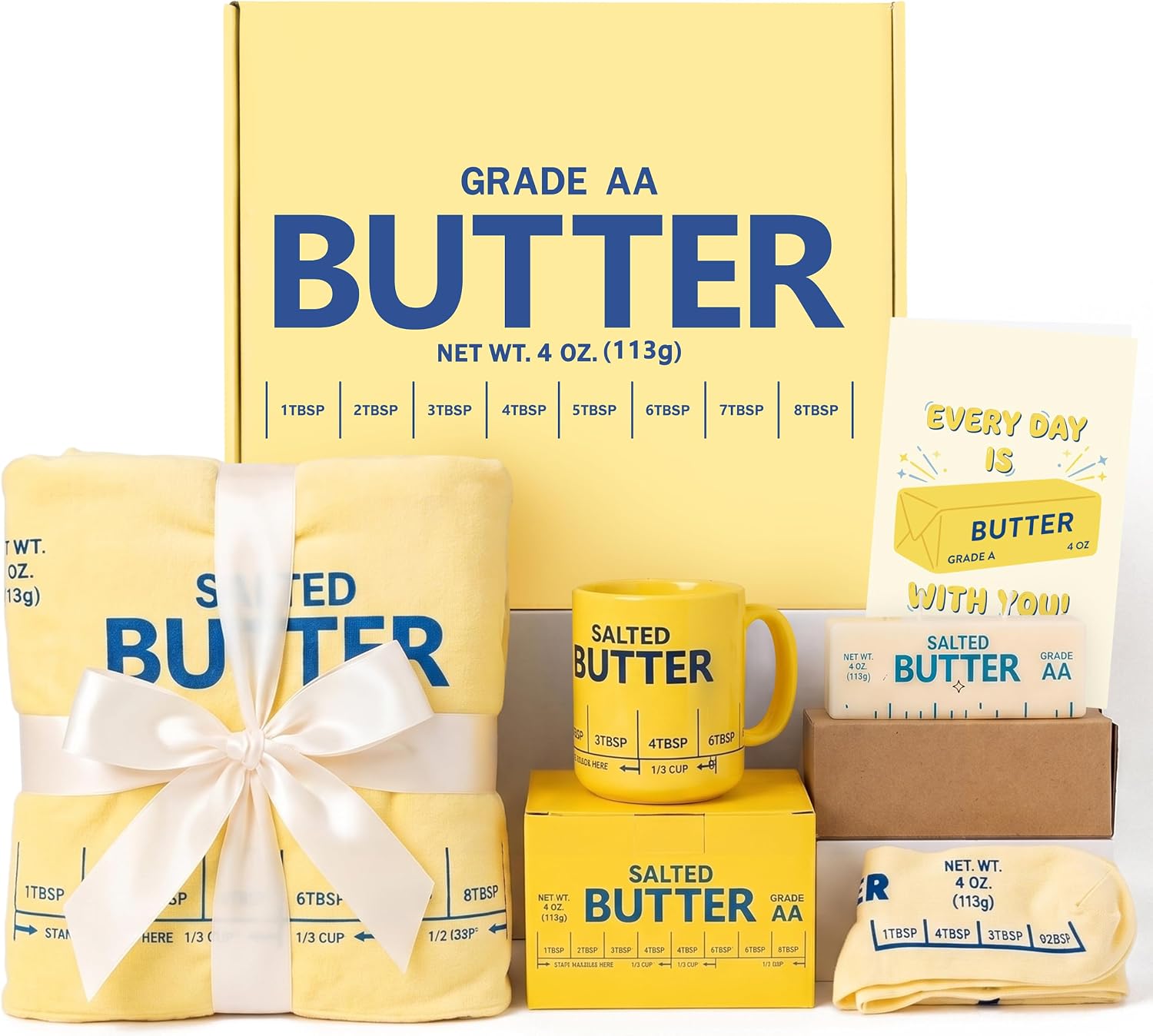 Legendary Butter Gift Baskets Funny White — WeirdThingsToBuy weird find