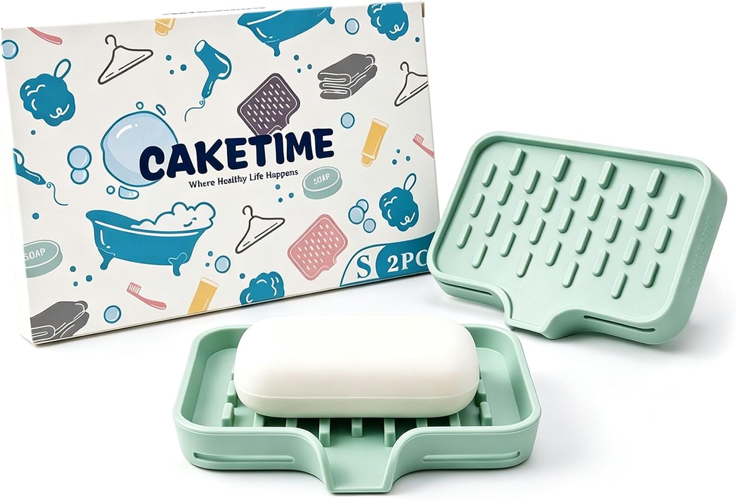 Legendary Caketime 2 Pack Silicone Soap — WeirdThingsToBuy weird find