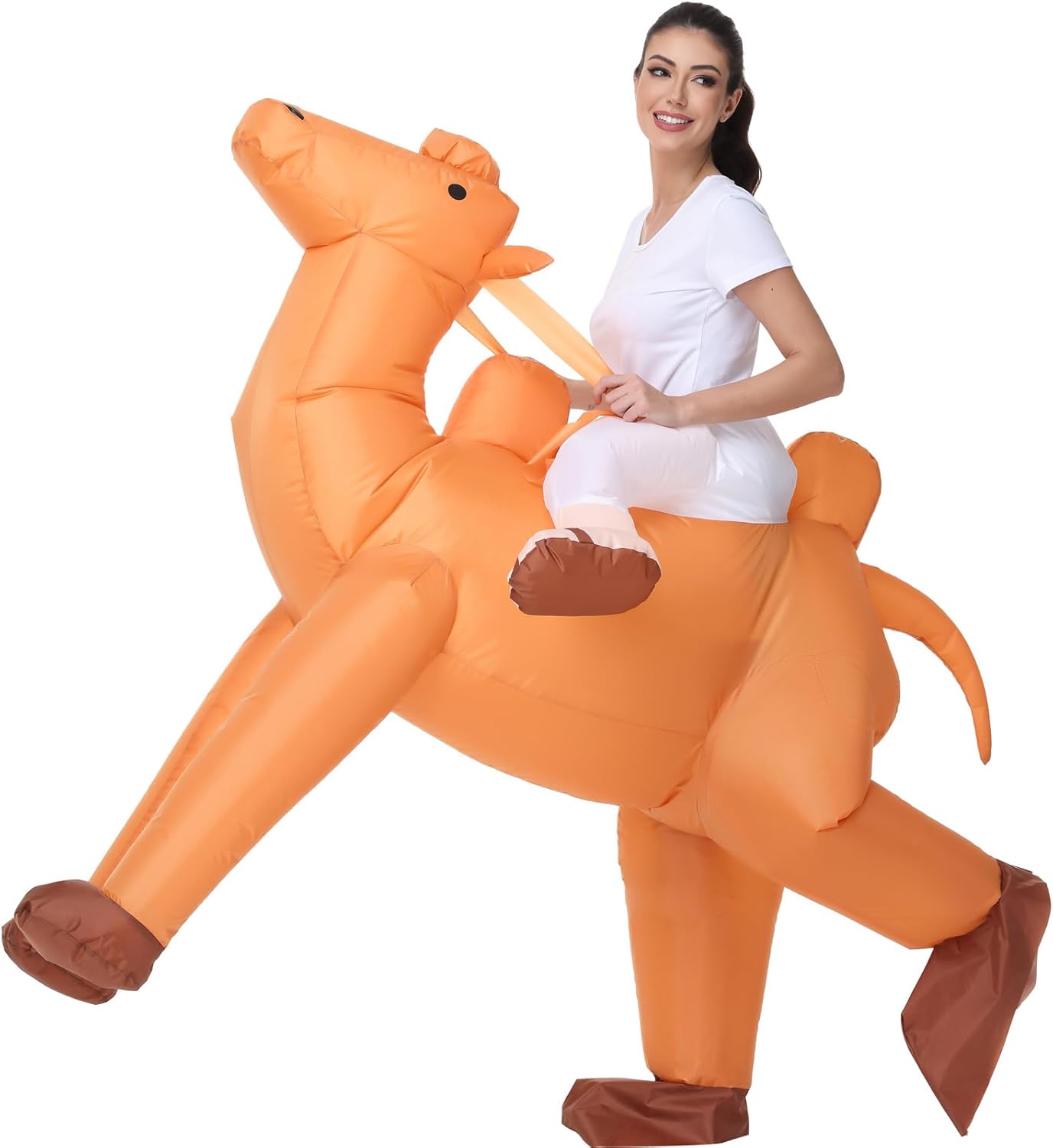 Legendary Camel Inflatable Costume Brown Animal — WeirdThingsToBuy weird find