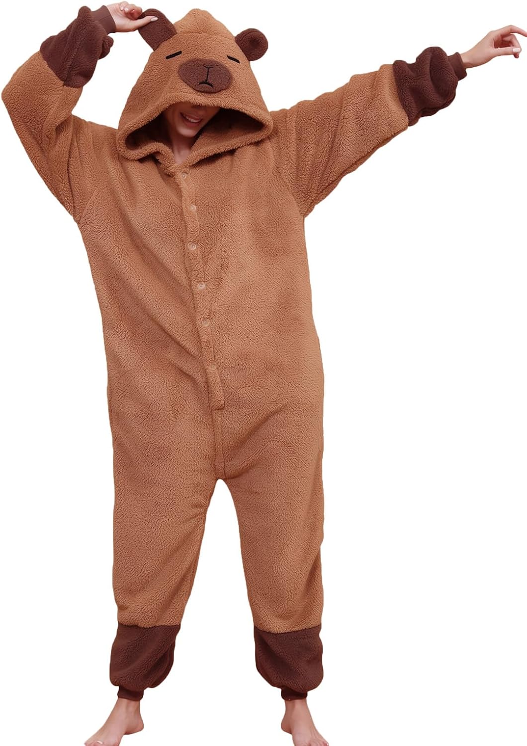Legendary Capybara Onesie Pajamas Adult Unisex — WeirdThingsToBuy weird find