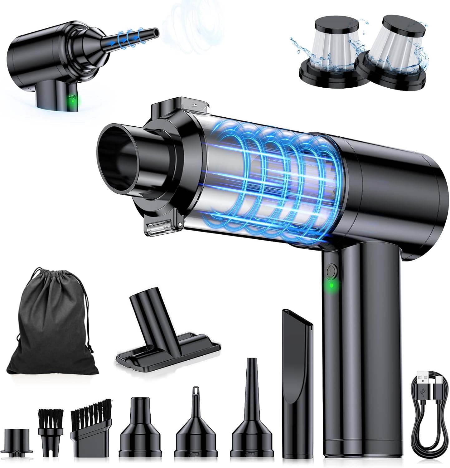 Legendary Car Vacuum Portable Cordless 35000pa — WeirdThingsToBuy weird find