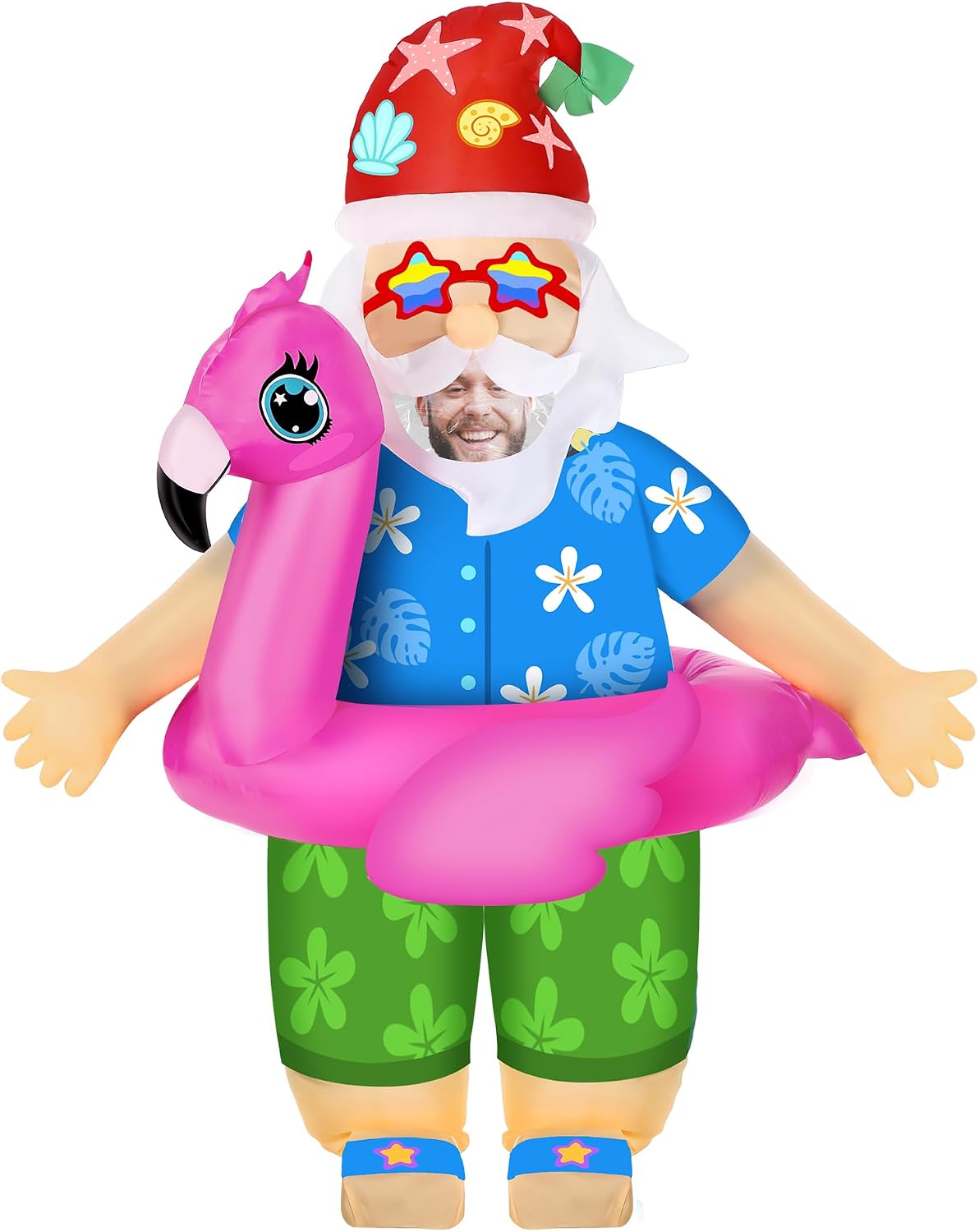 Legendary Christmas Inflatable Santa Costume Blow — WeirdThingsToBuy weird find