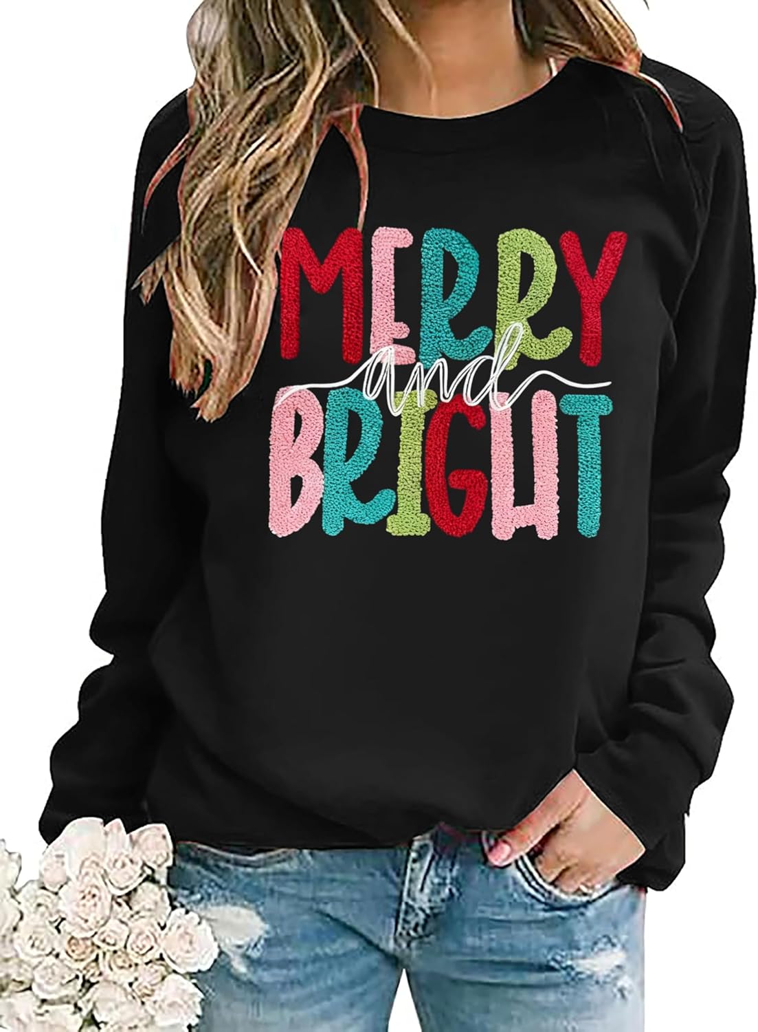 Legendary Christmas Sweatshirt Women Merry & — WeirdThingsToBuy weird find