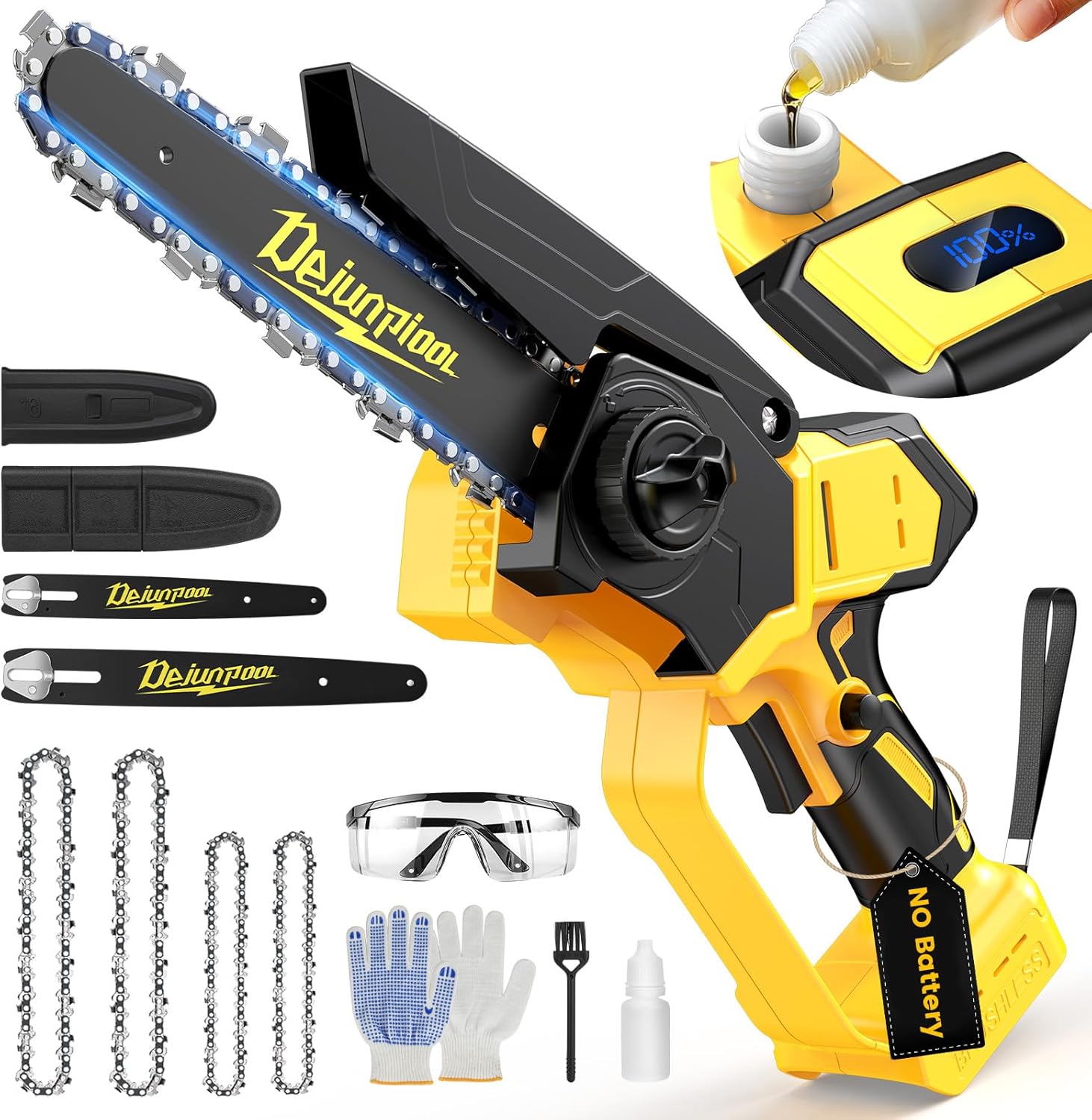 Legendary Cordless Mini Chainsaw Compatible Dewalt — WeirdThingsToBuy weird find
