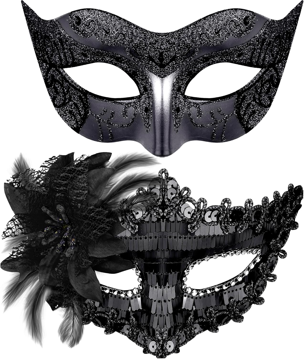 Legendary Couple Masquerade Masks Set Venetian — WeirdThingsToBuy weird find