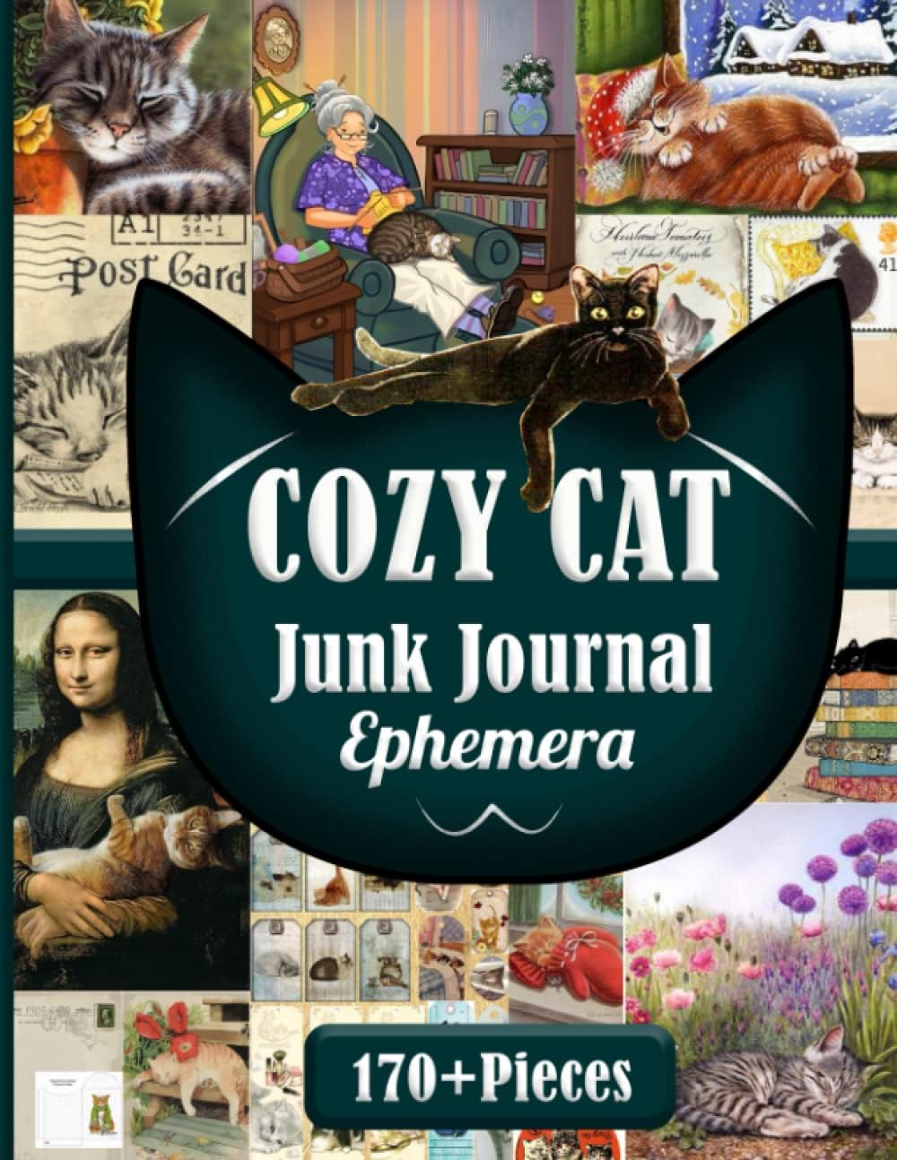 Legendary Cozy Cat Junk Journal Ephemera — WeirdThingsToBuy weird find
