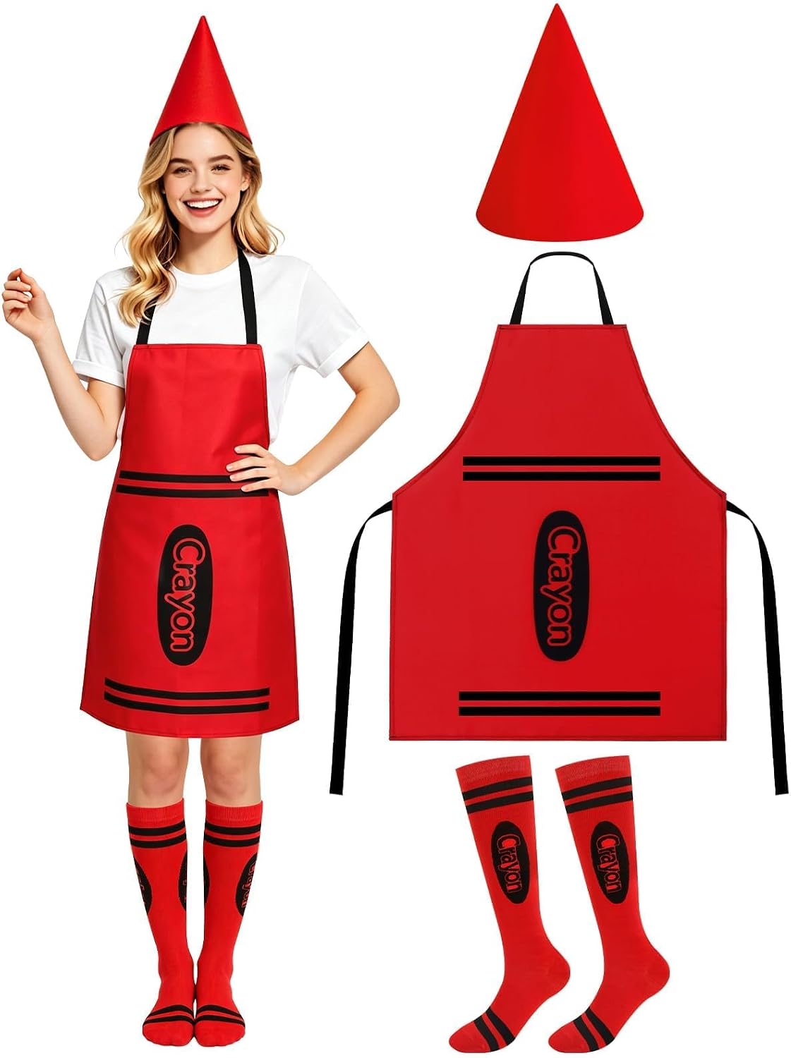 Legendary Crayon Apron & Gnome Cone — WeirdThingsToBuy weird find