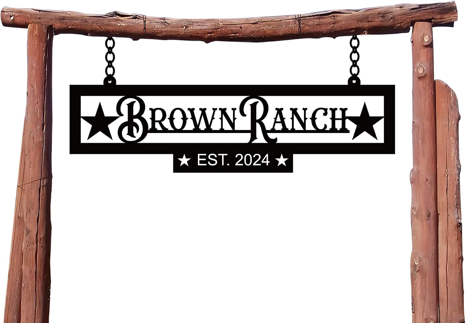 Legendary Custom Metal Family Name Farmhouse — WeirdThingsToBuy weird find