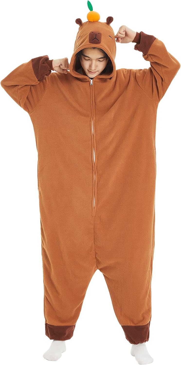 Legendary Cute Capybara Onesie Animal Pajamas — WeirdThingsToBuy weird find