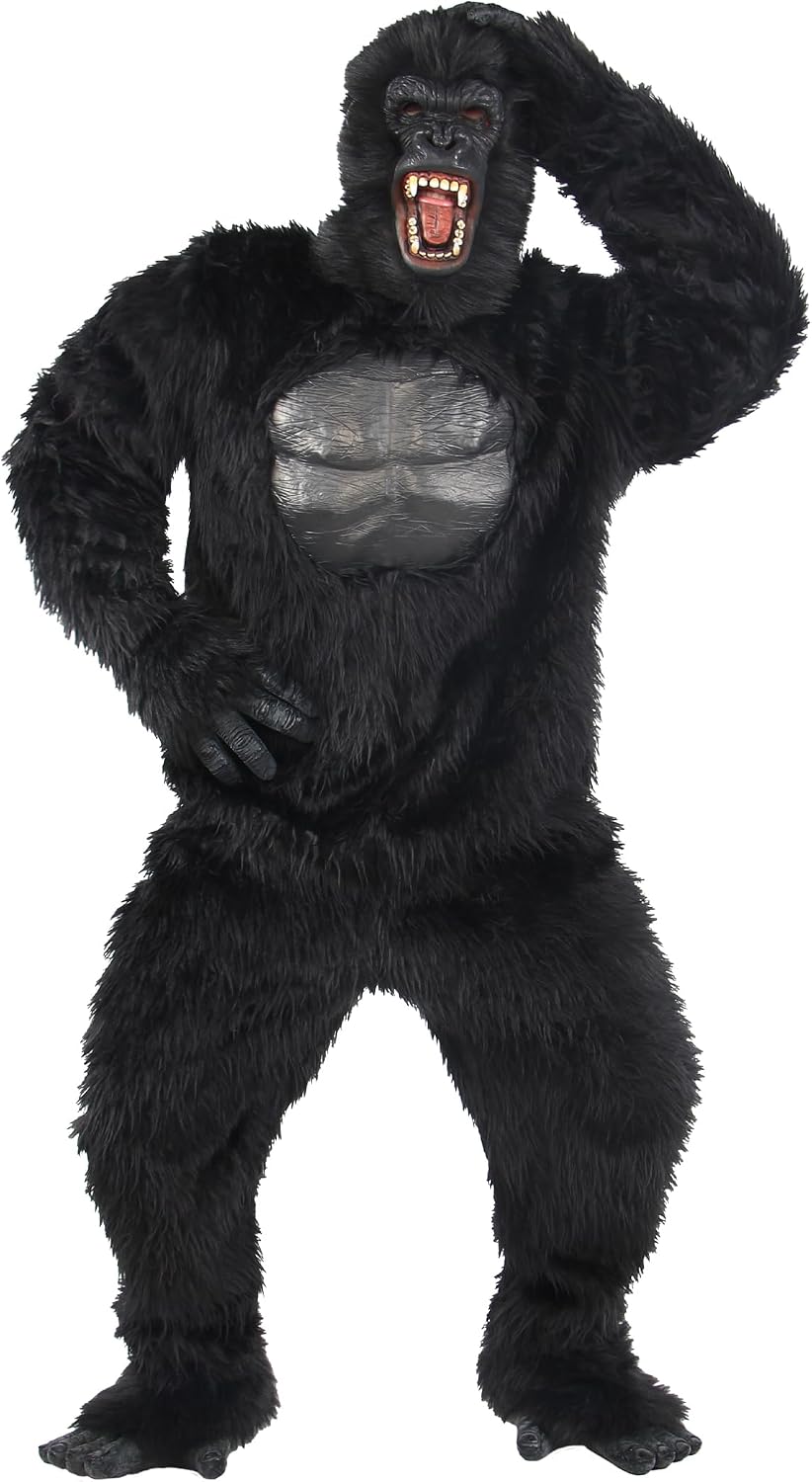Legendary Deluxe Gorilla Costume Men Realistic — WeirdThingsToBuy weird find
