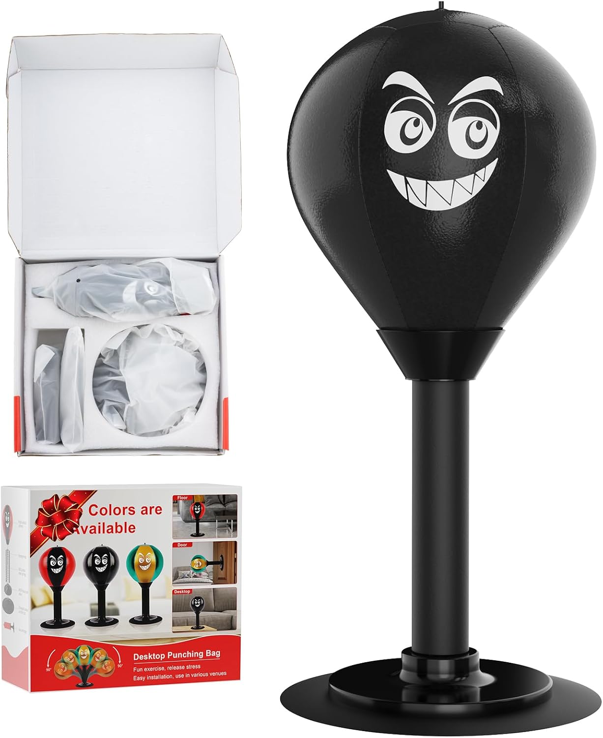 Legendary Desktop Punching Bag Suction Cup — WeirdThingsToBuy weird find