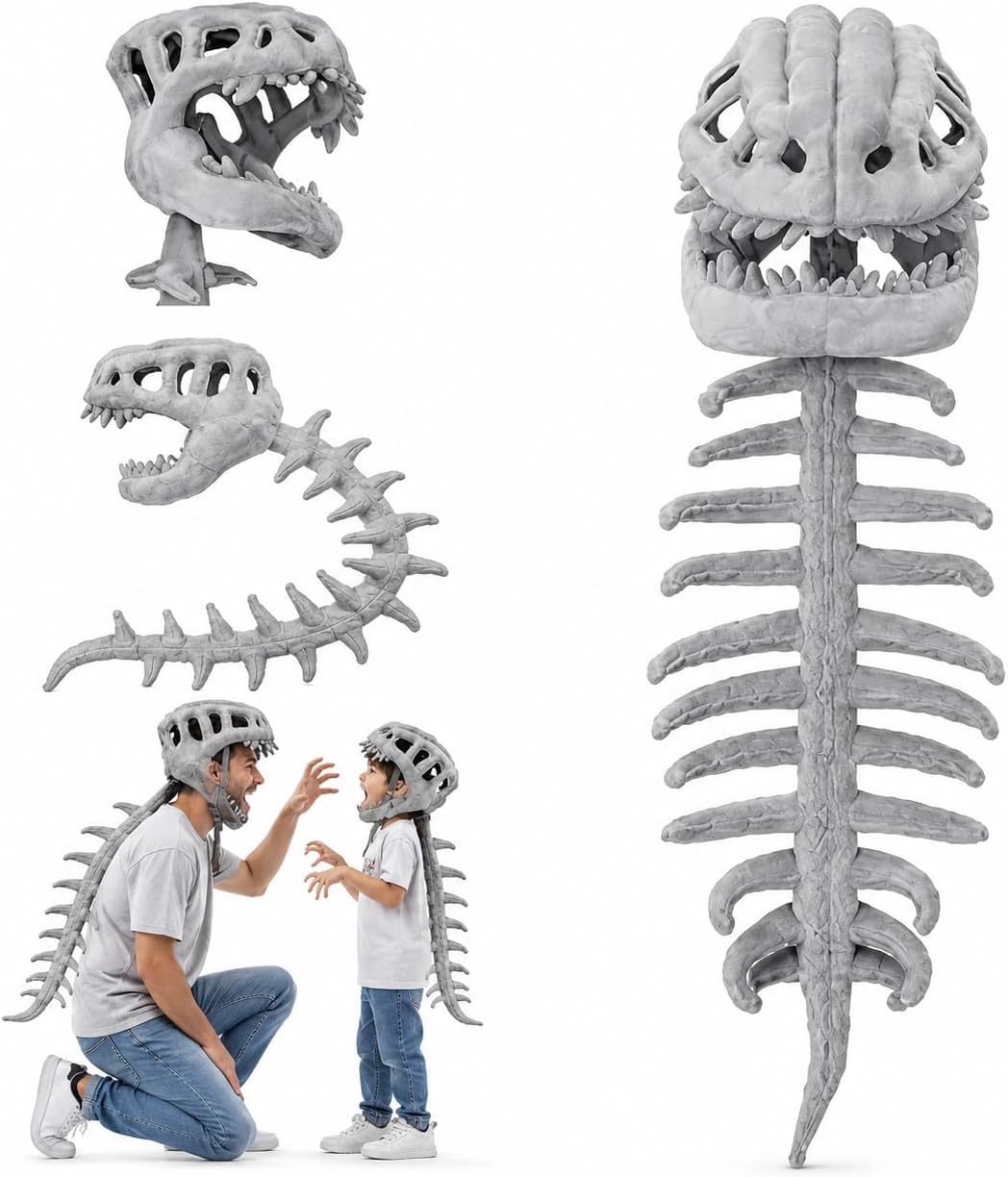 Legendary Dinosaur Skeleton Costume Wearable Plush — WeirdThingsToBuy weird find