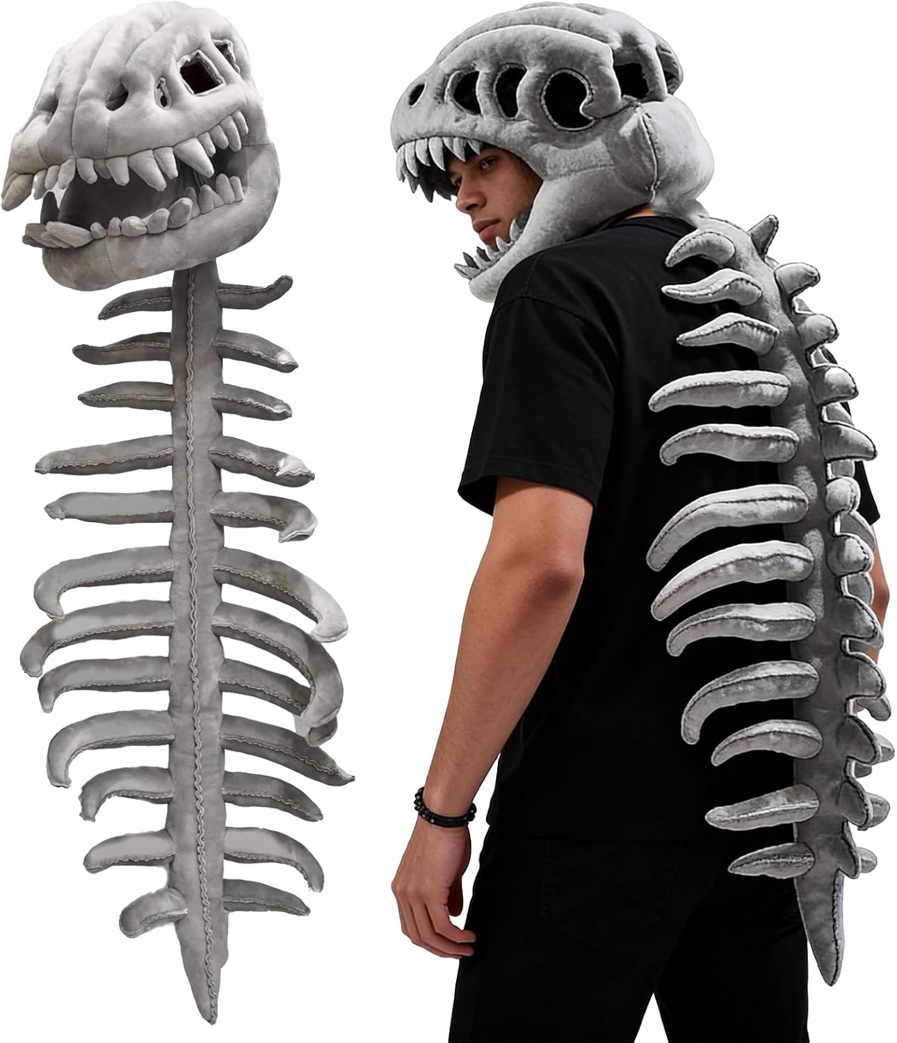 Legendary Dinosaur Skeleton Plush Costume — WeirdThingsToBuy weird find